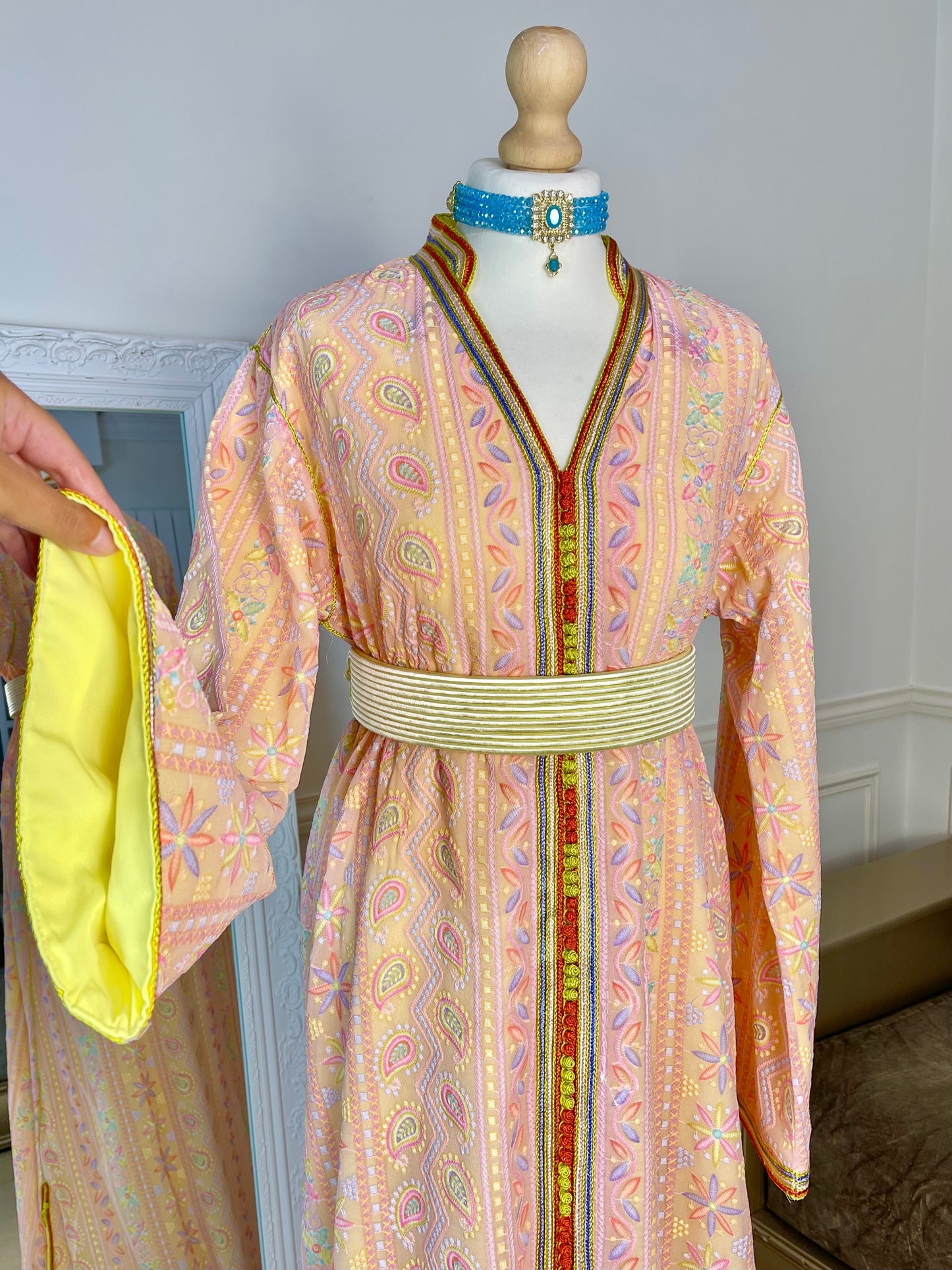 Caftan Sari pastel