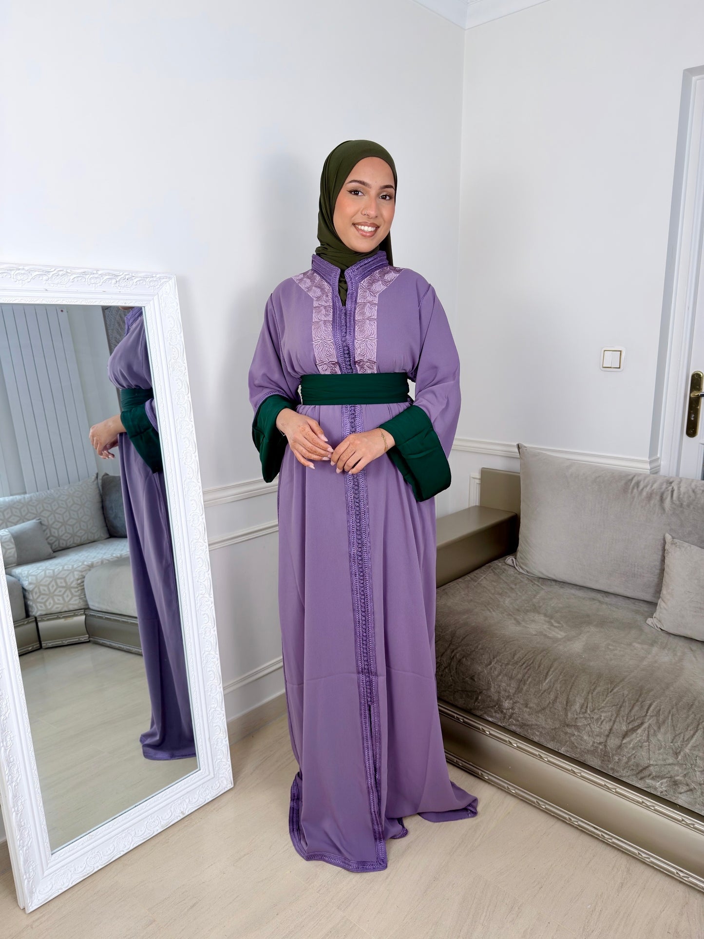 Caftan Wiam mauve