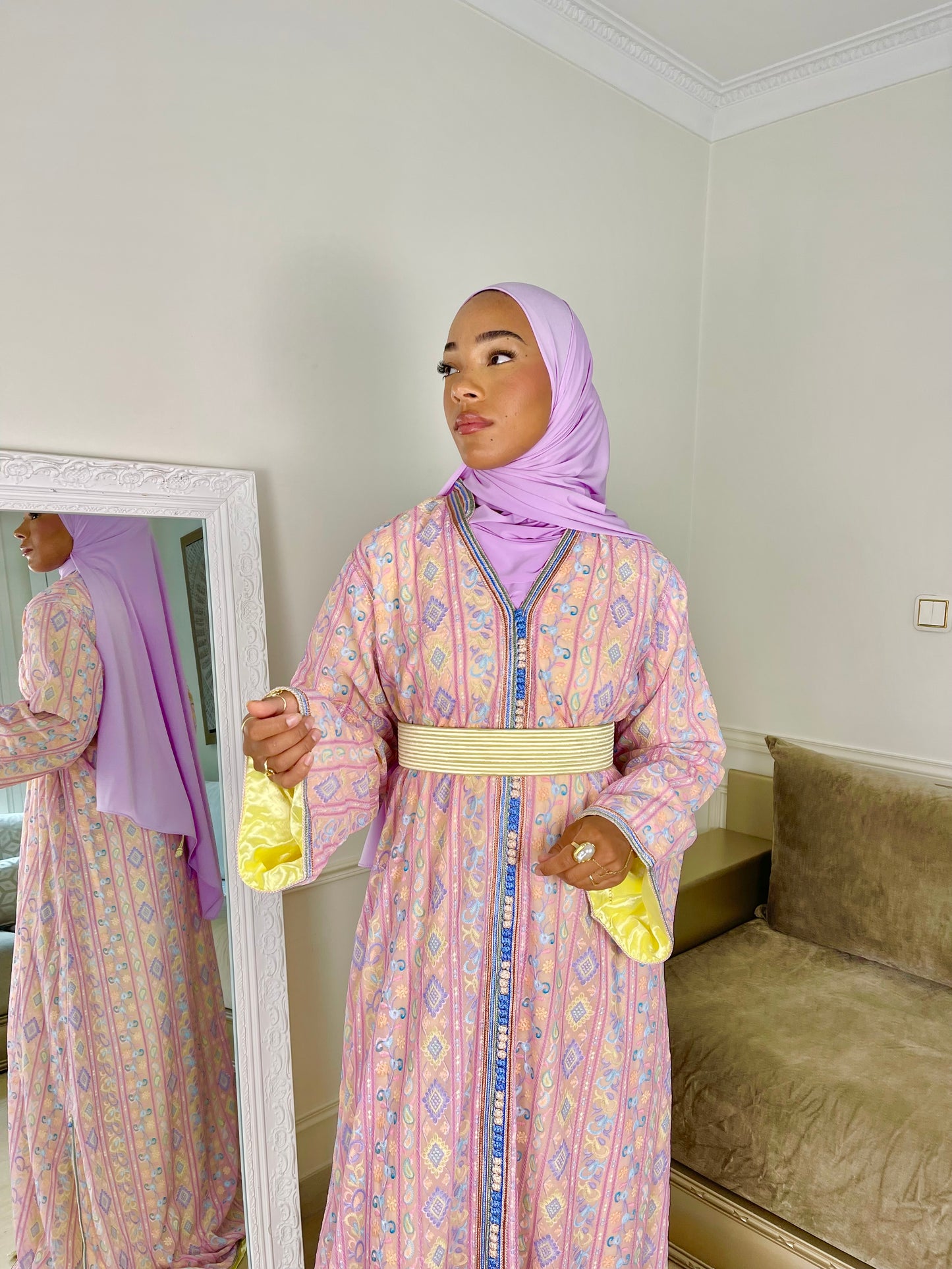 Caftan Sari pastel
