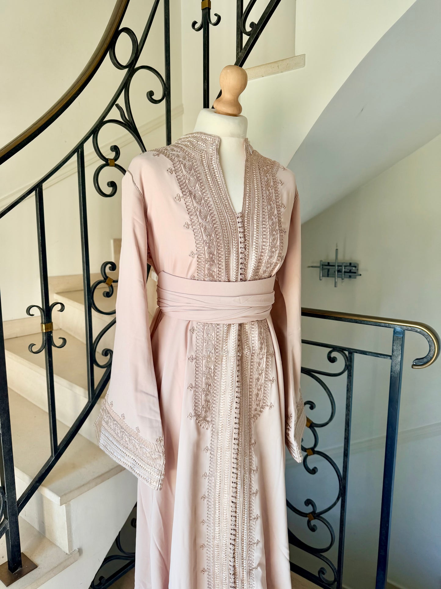 Caftan Wydad blanc cassé