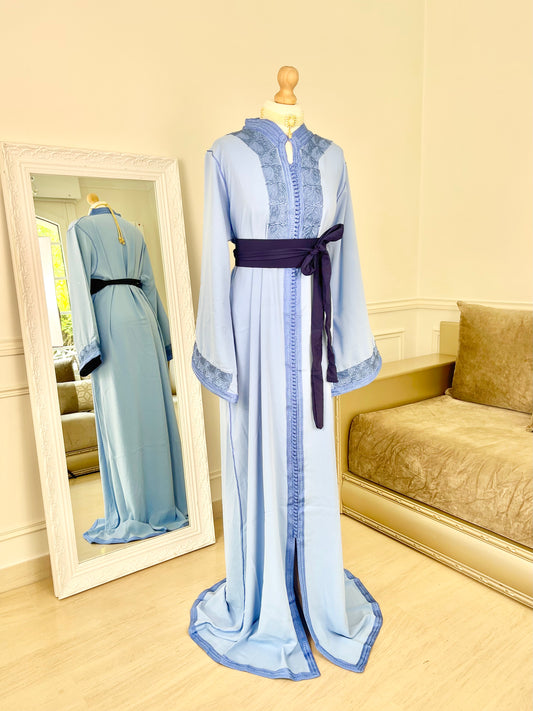 Caftan Wiam bleu