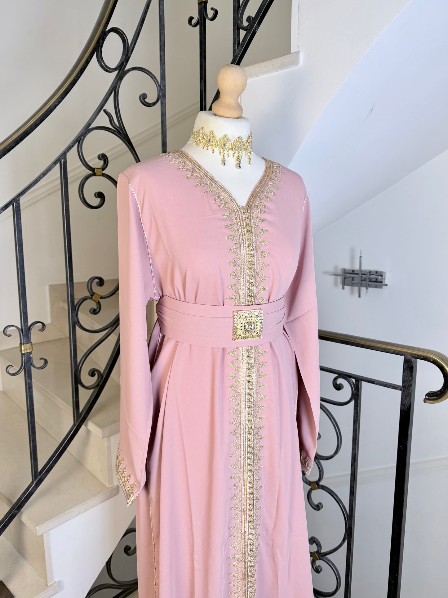 Caftan Hana rose