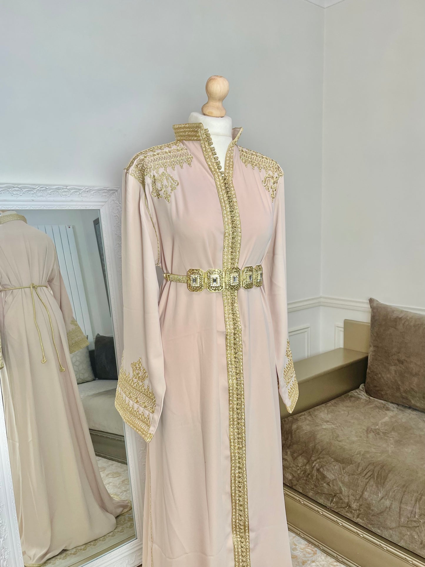 Caftan Inès beige