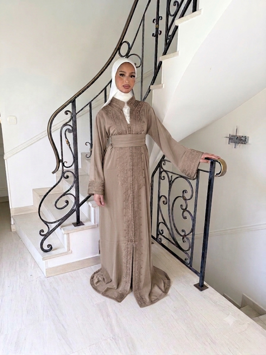 Caftan Wydad taupe