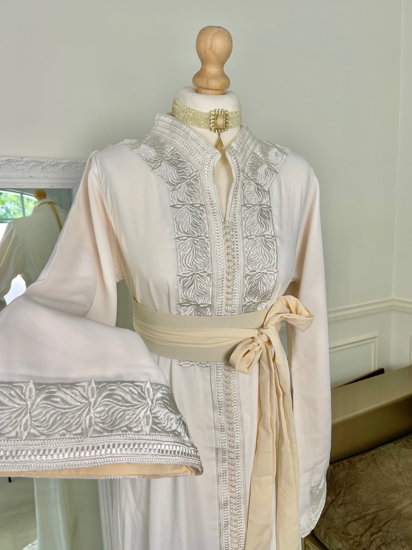 Caftan Wiam blanc