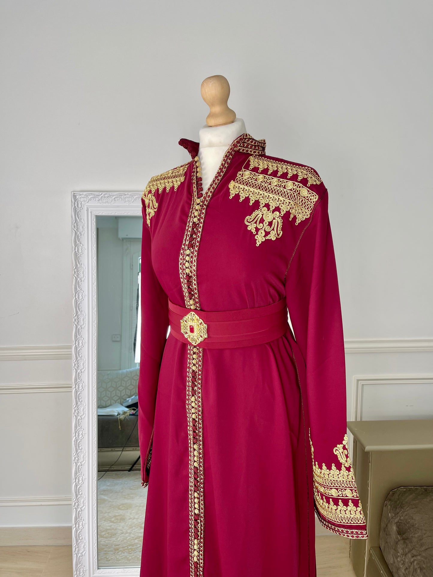 Caftan Inès bordeaux