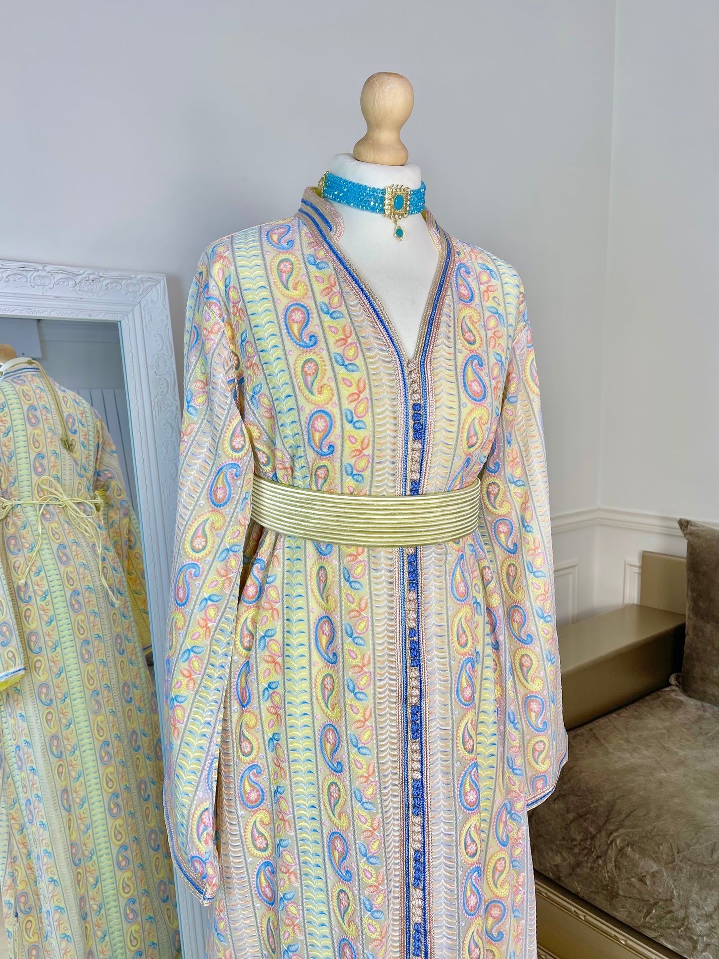Caftan Sari pastel