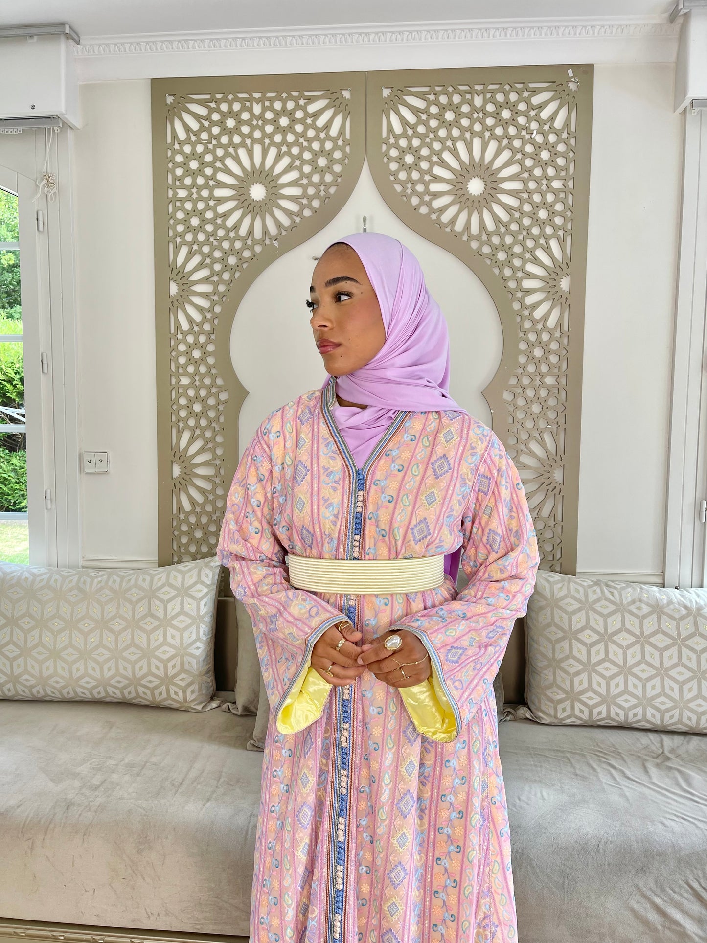 Caftan Sari pastel