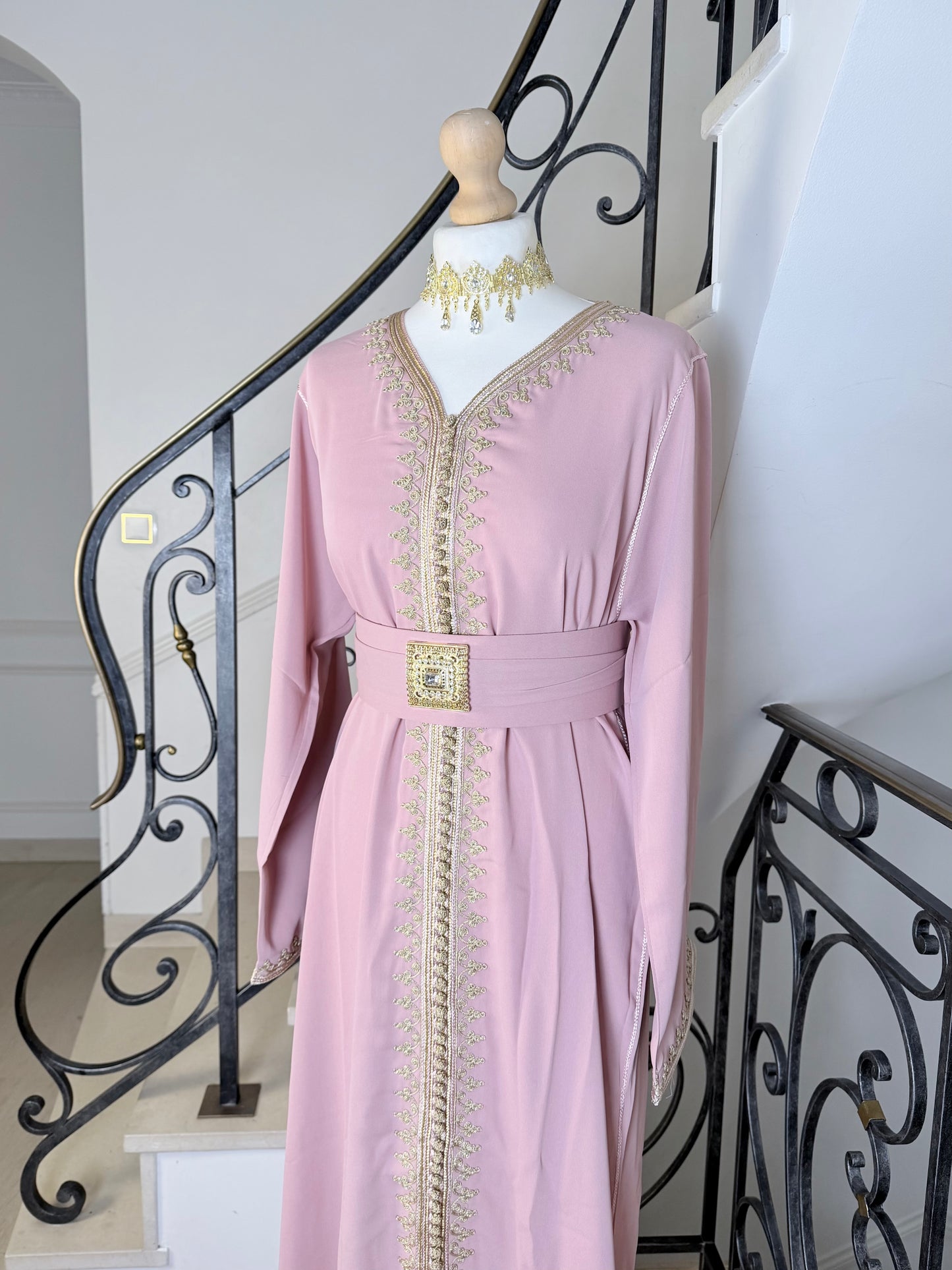 Caftan Hana rose