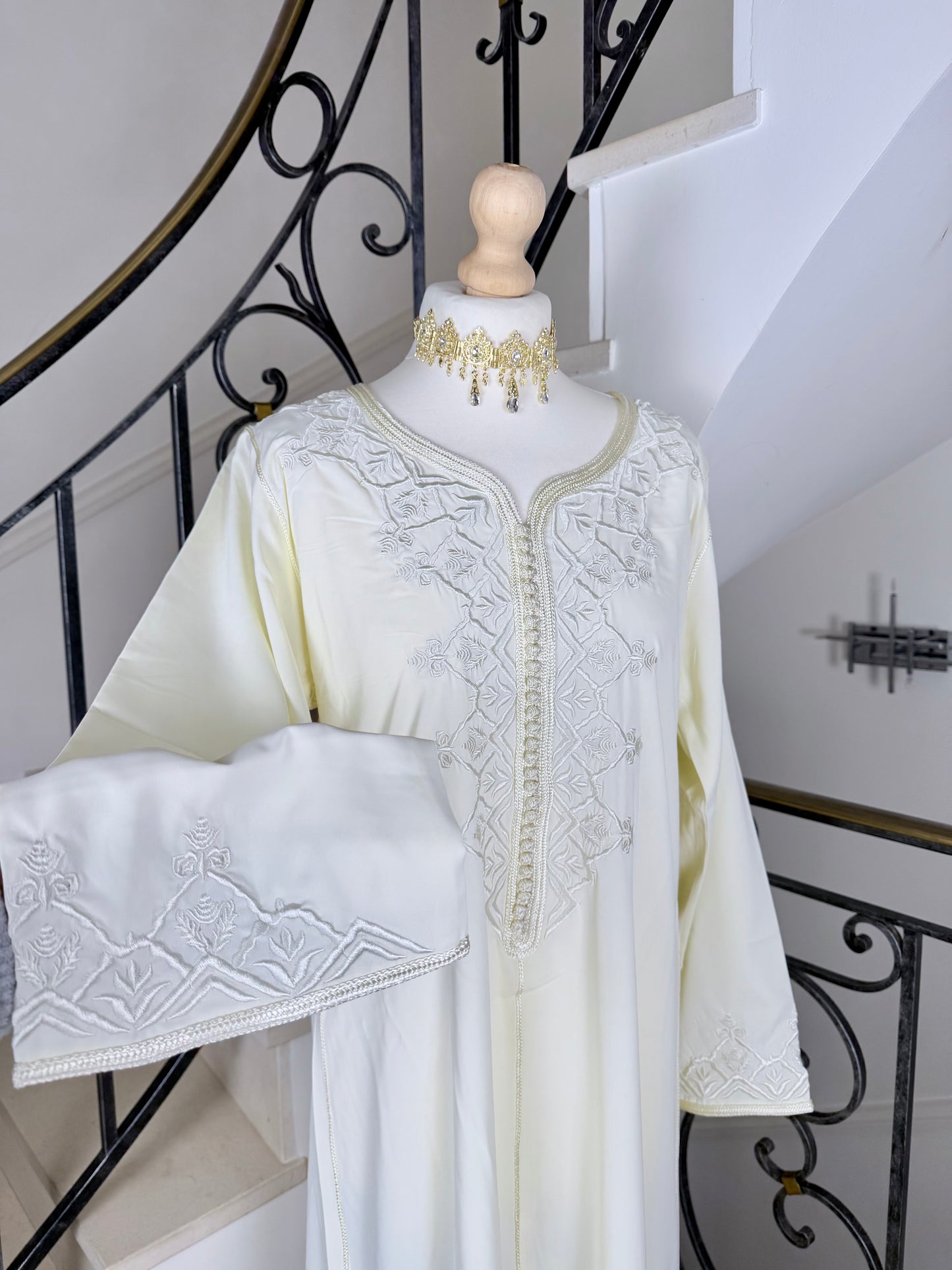 Gandoura Safia blanche