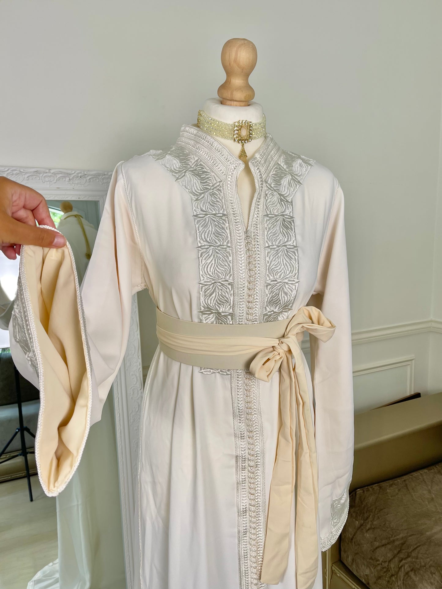 Caftan Wiam blanc
