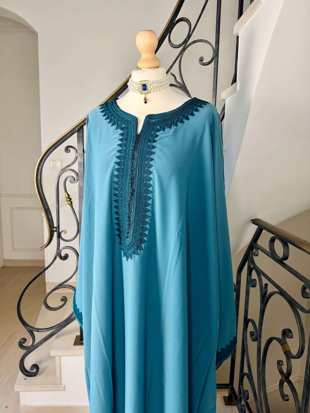 Gandoura Lina bleu
