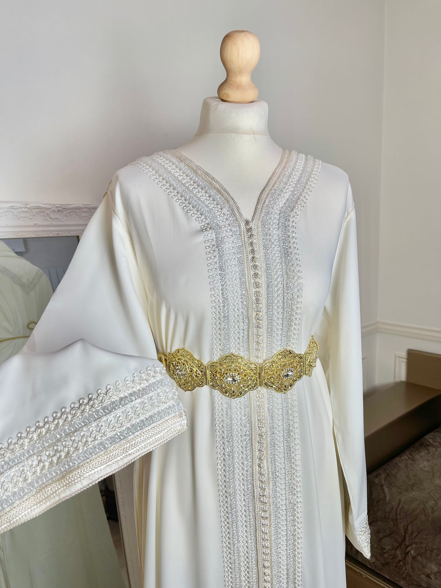 Caftan Lina blanc