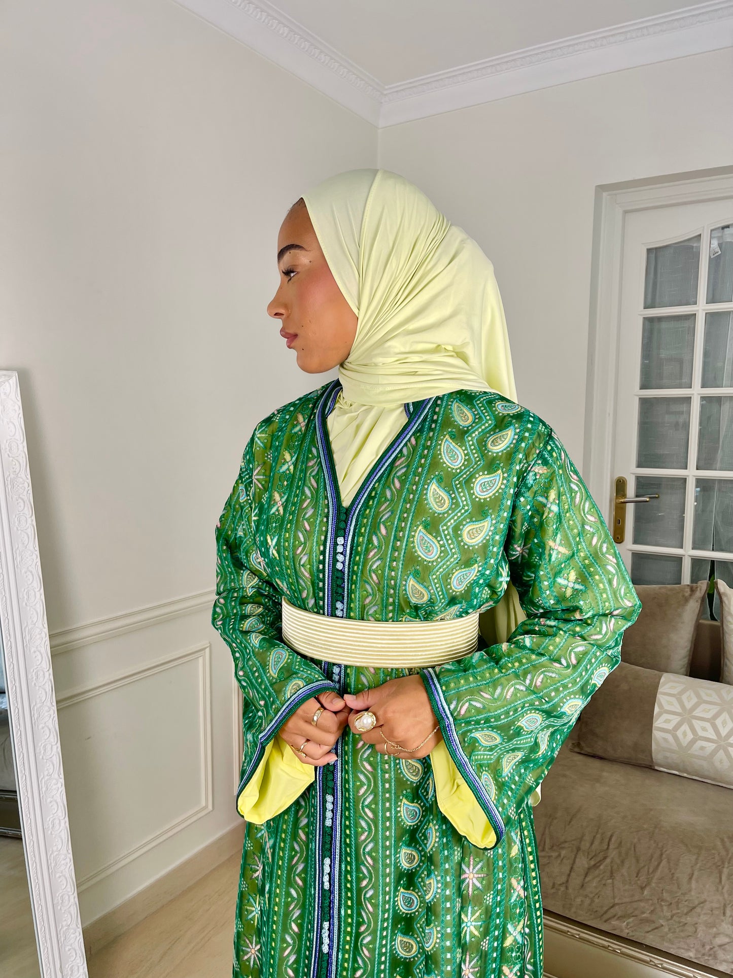 Caftan Sari vert