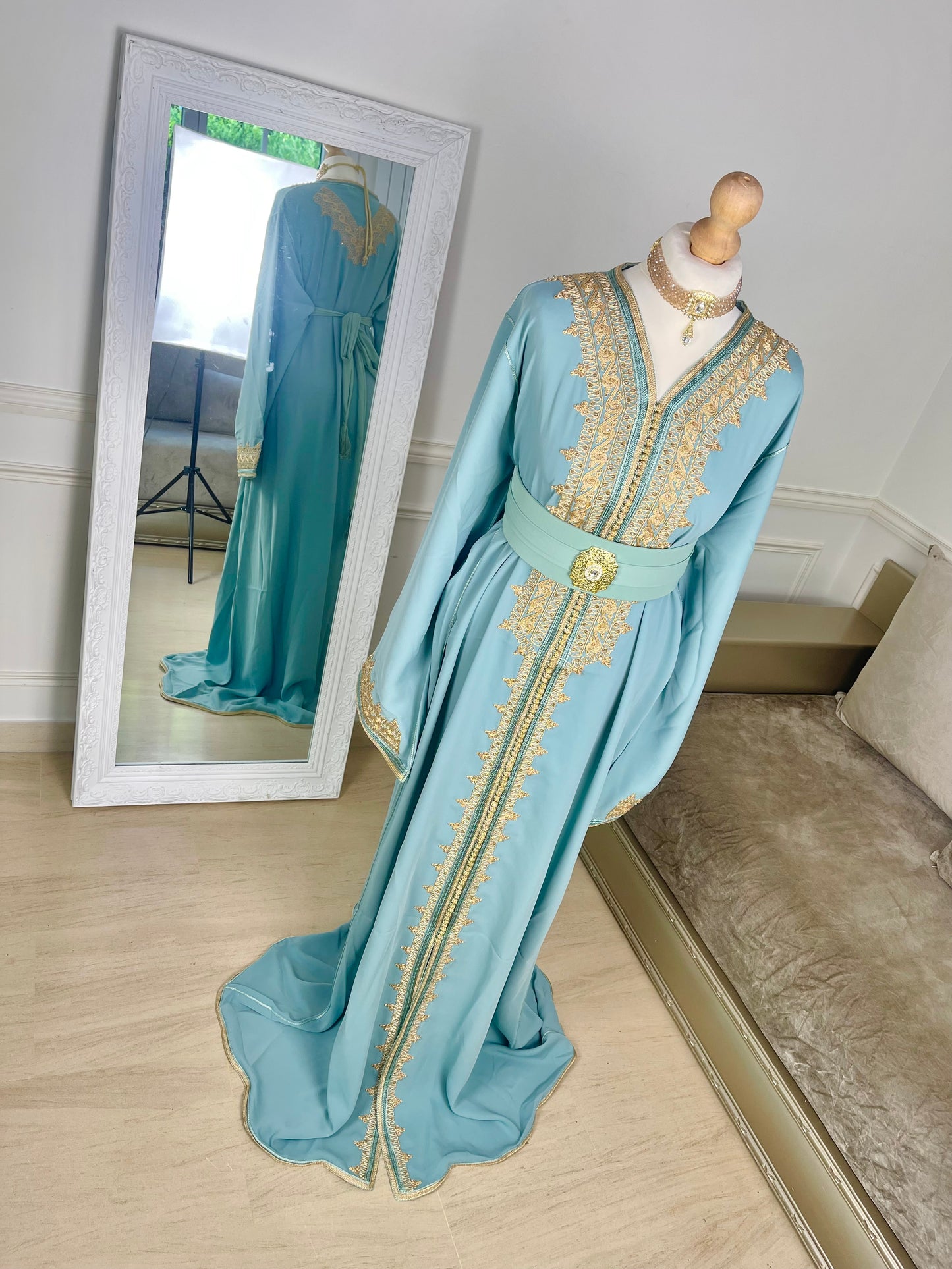 Caftan Wydad vert eau