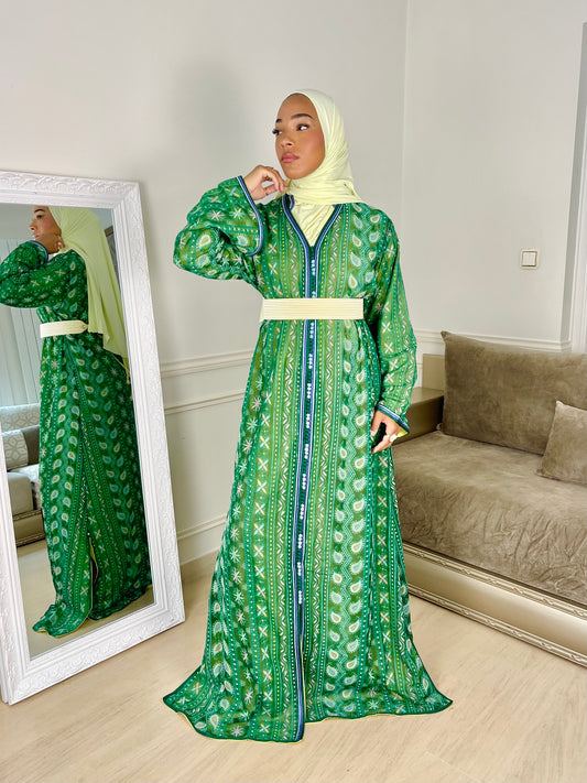 Caftan Sari vert