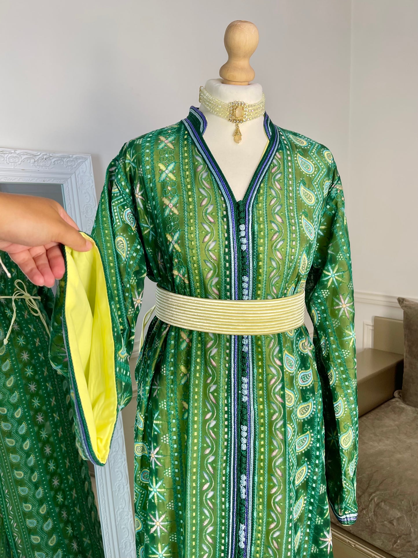 Caftan Sari vert