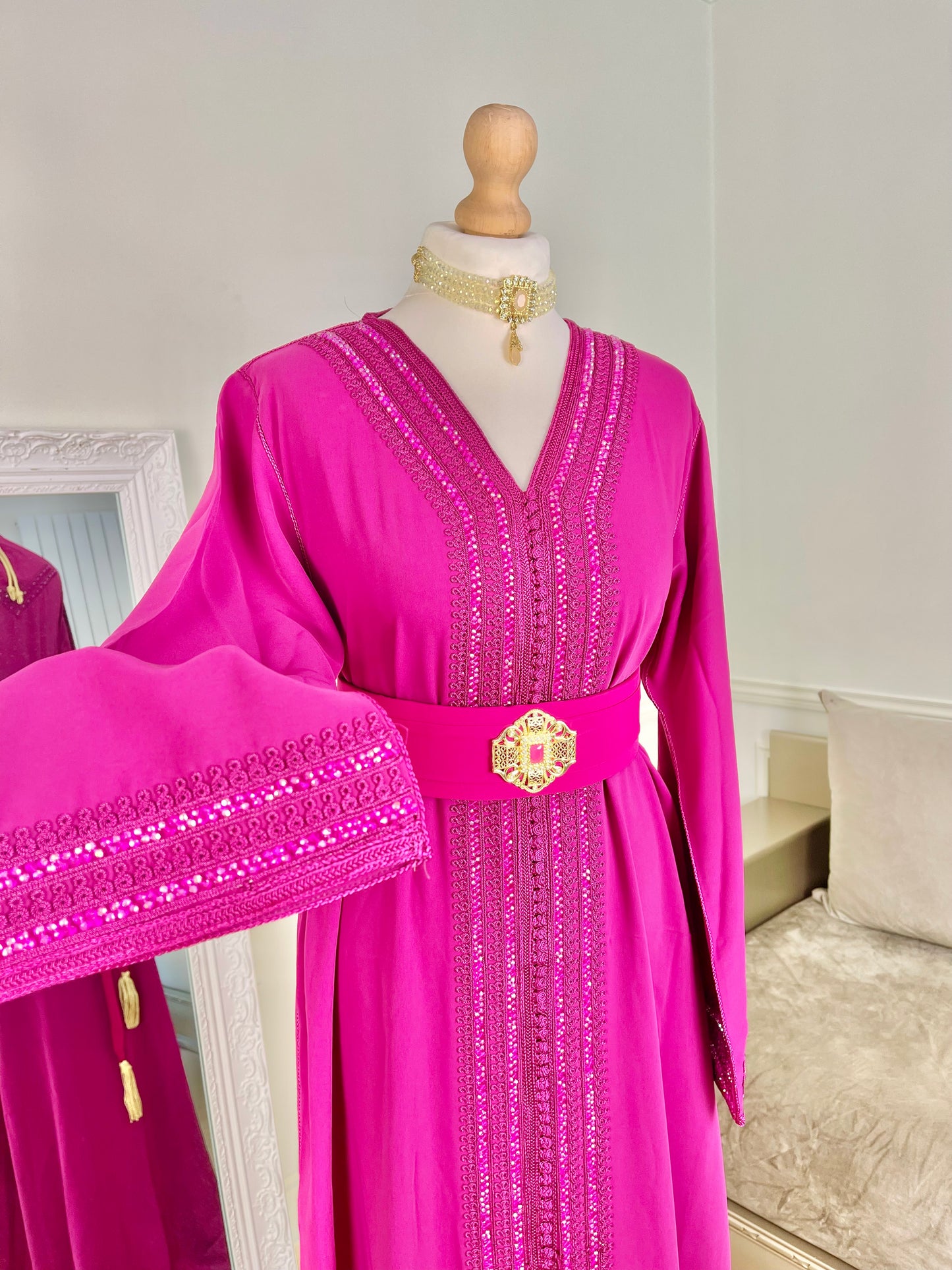 Caftan Lina rose