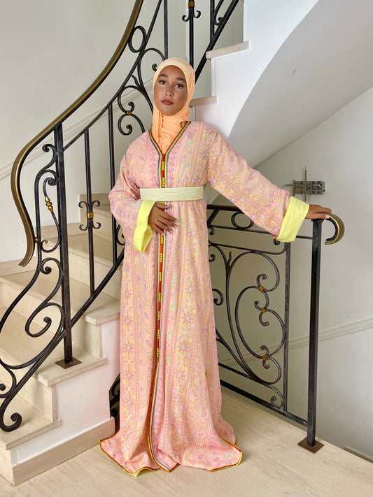 Caftan Sari pastel