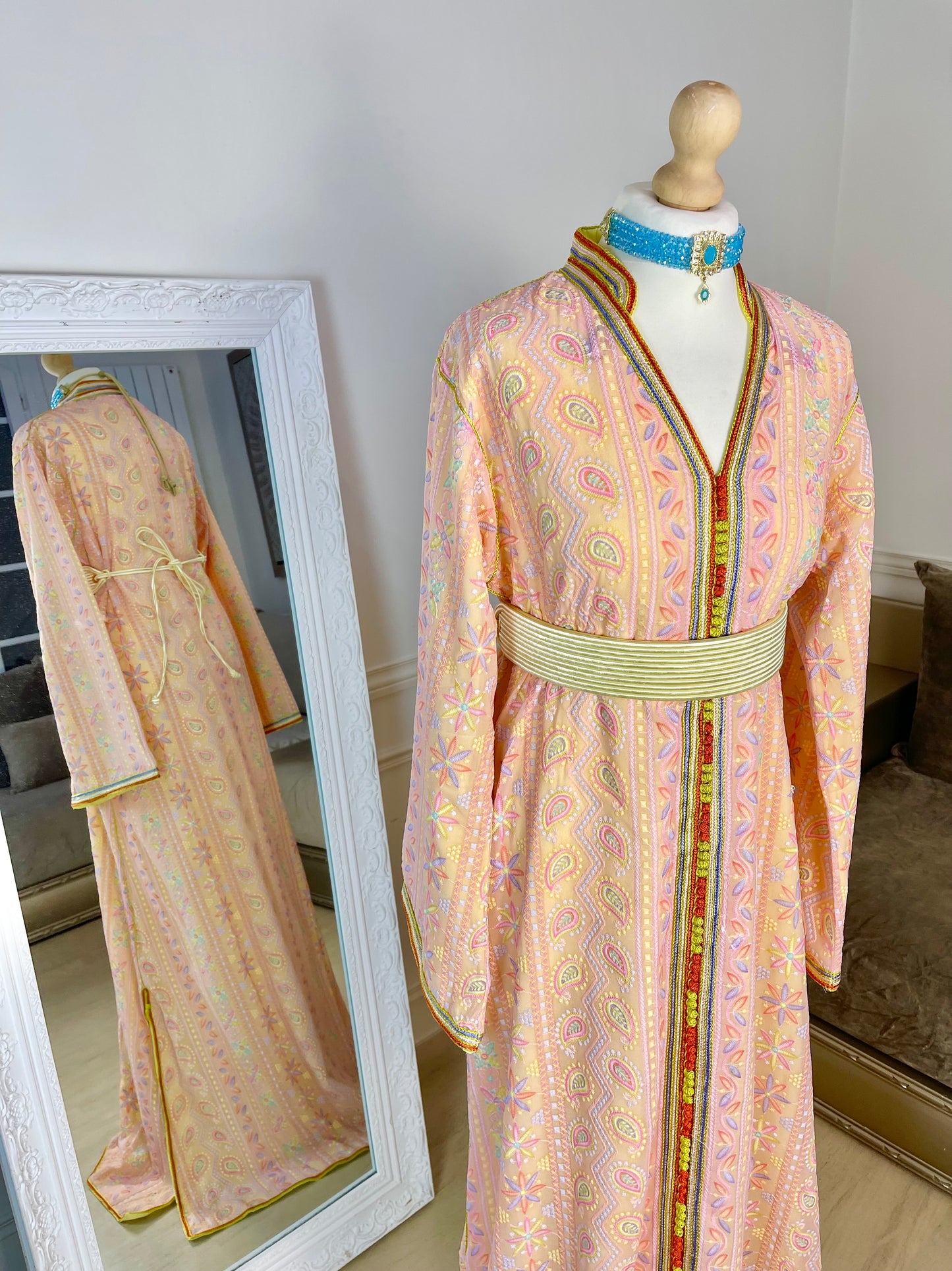 Caftan Sari pastel