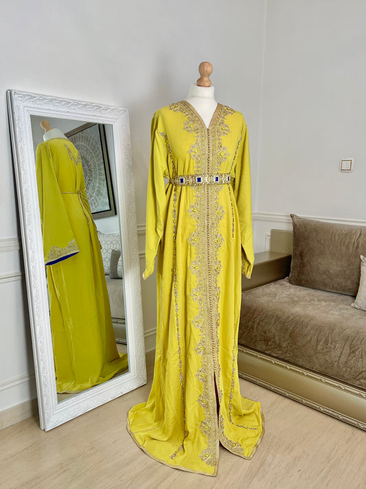 Caftan Wiam jaune