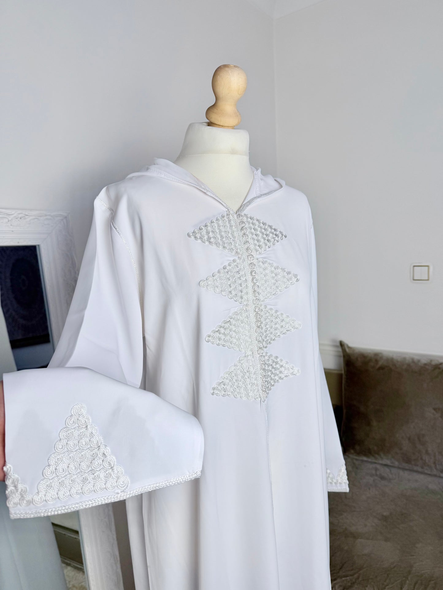 Jellaba Leïna blanche