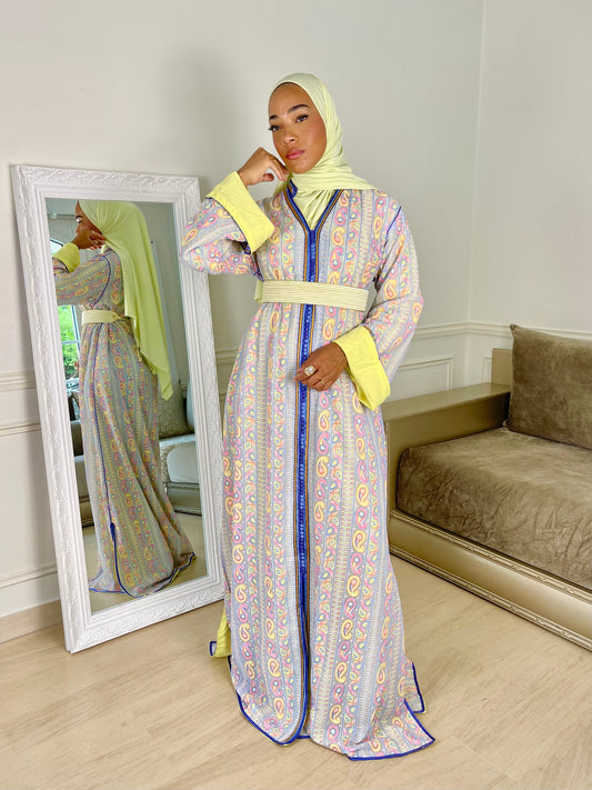 Caftan Sari pastel