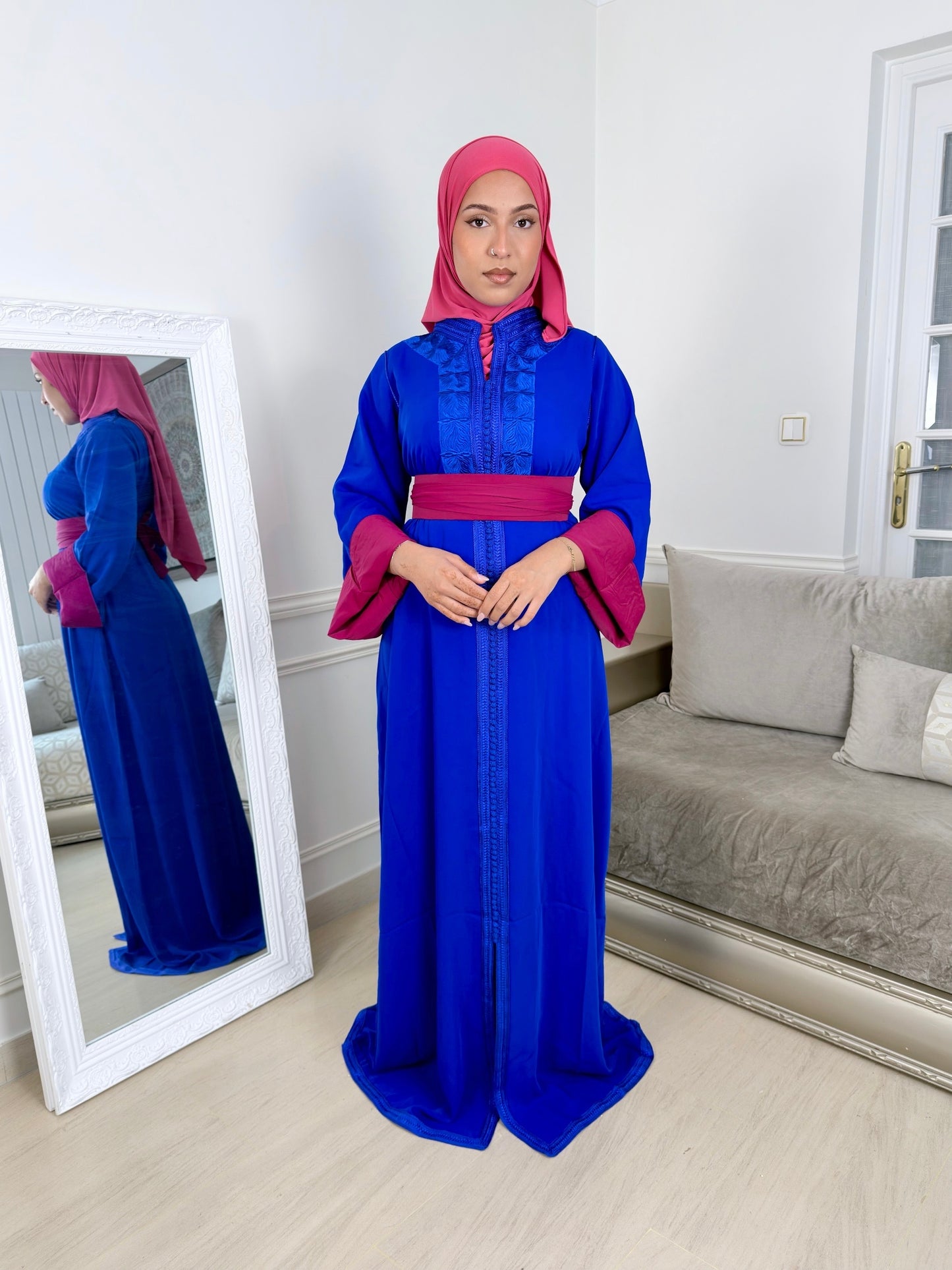 Caftan Wiam bleu