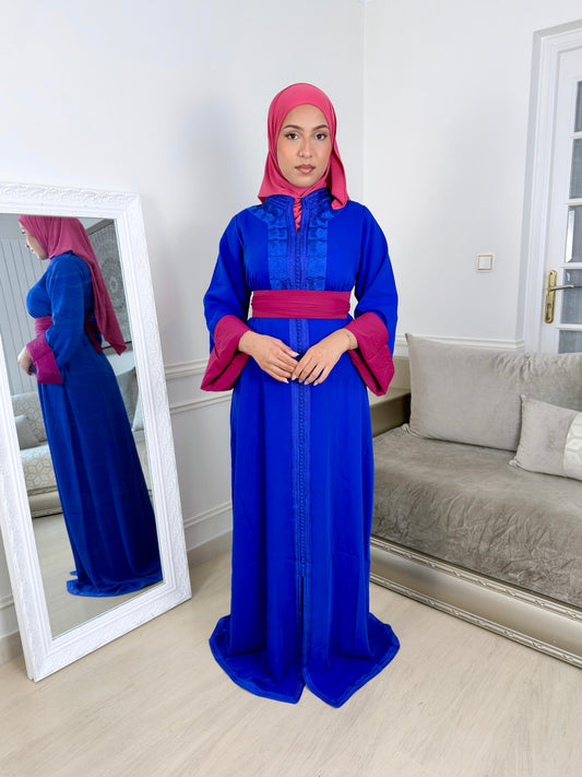 Caftan Wiam bleu
