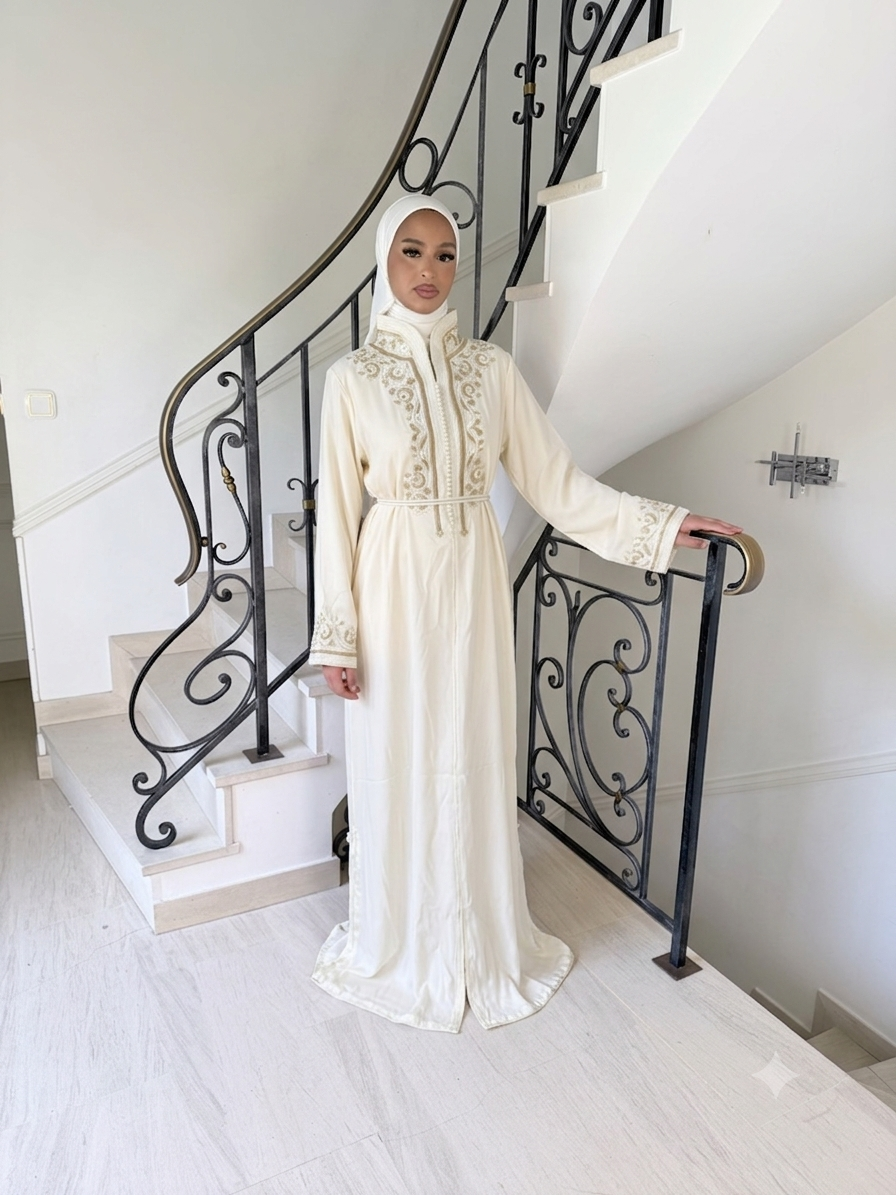 Caftan Sirine blanc