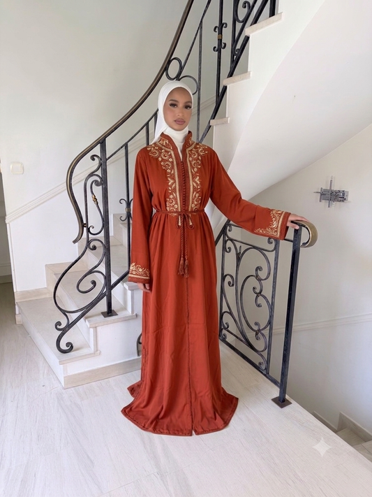 Caftan Sirine brique