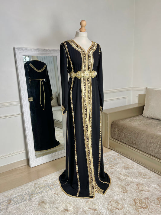 Caftan Yasmine noir