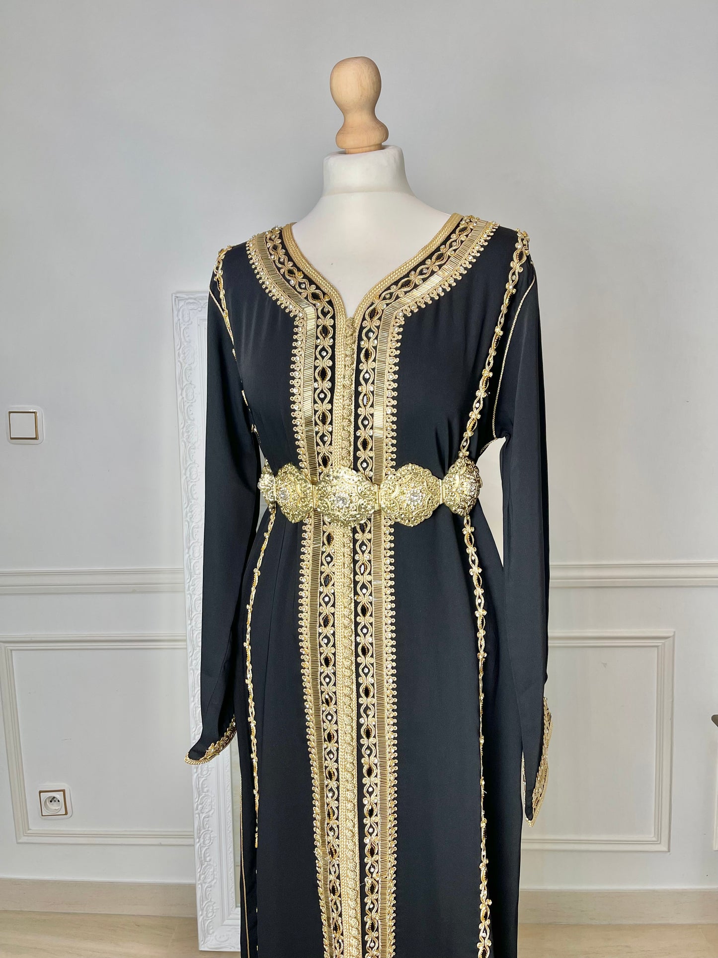 Caftan Yasmine noir