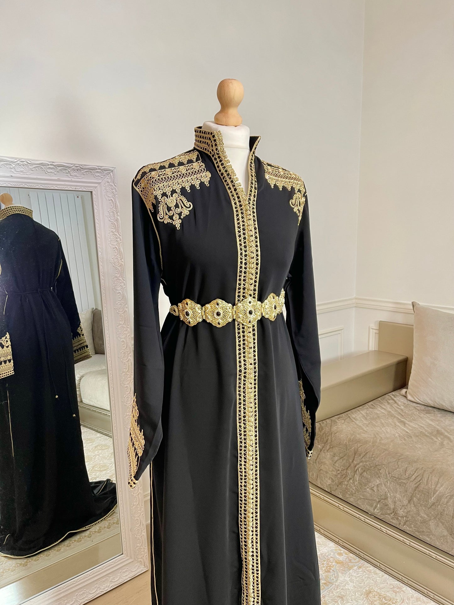 Caftan Inès noir