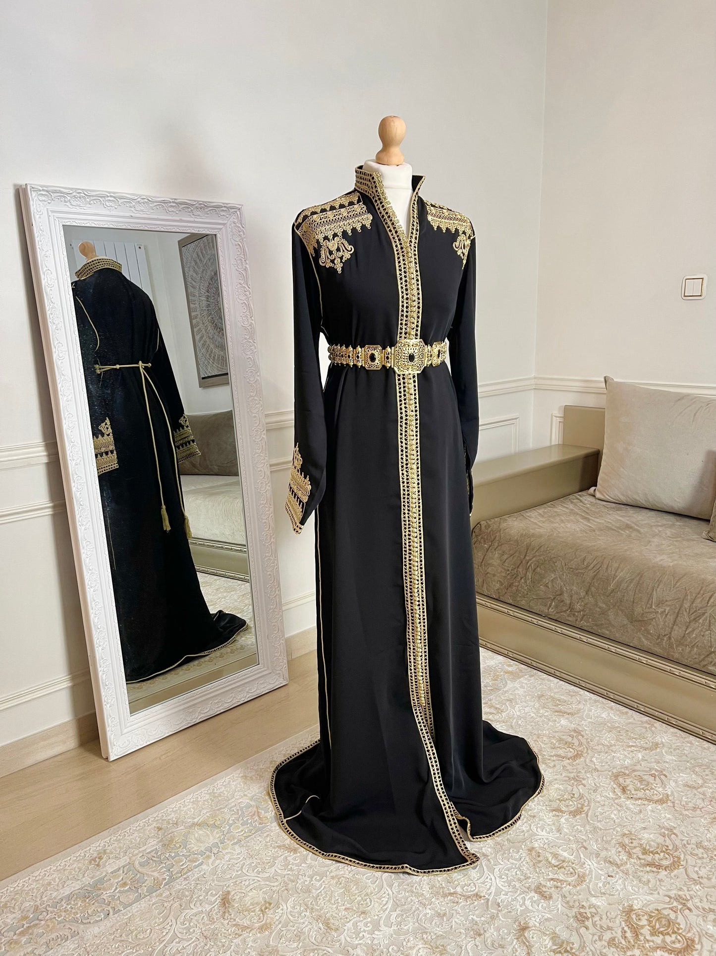 Caftan Inès noir