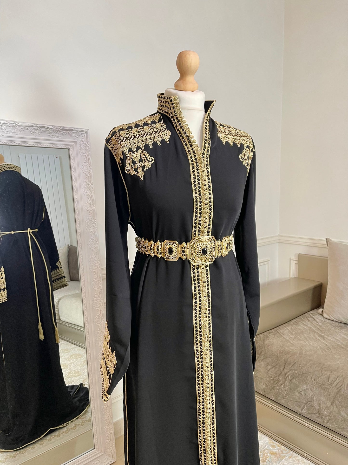 Caftan Inès noir